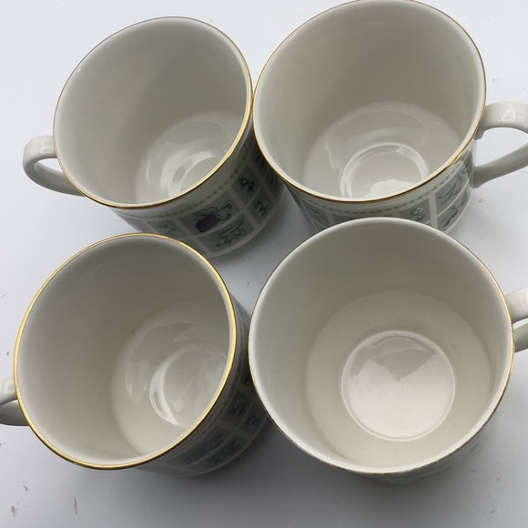 Set of Four Royal Doulton England Tapestry Cups and Saucers - Picture 8 of 11